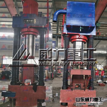 <b>630噸四柱鐵屑?jí)簤K機(jī)</b>