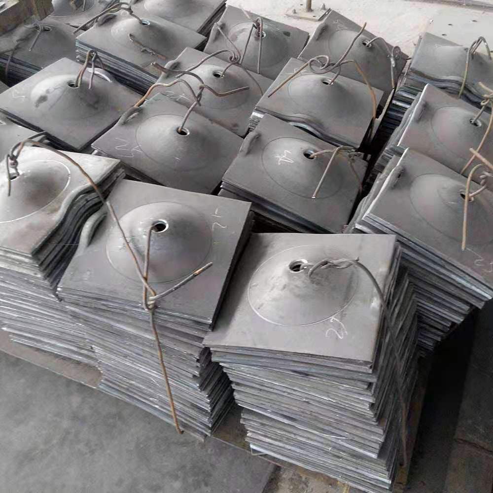 四柱液壓機壓制錨桿托盤成品